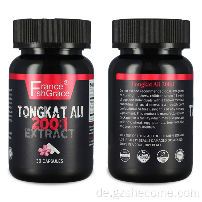 Premium Tongkat Ali Suppleemnt unterstützt die Gesundheit der Männer